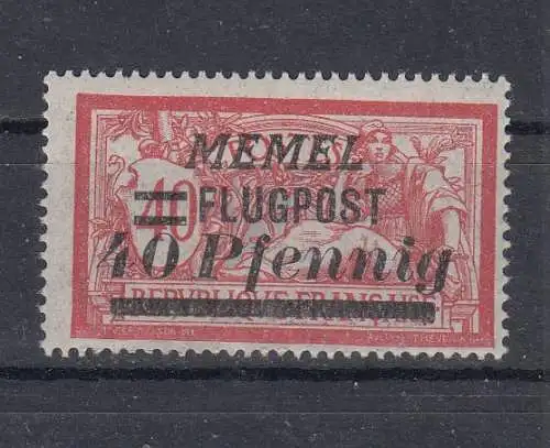 Memelgebiet  Nr 98 Falz / Gummimängel / *