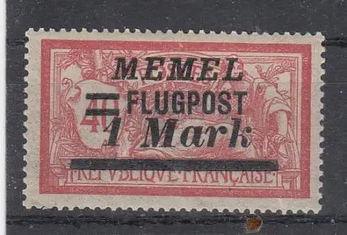 Memelgebiet  Nr 99 Falz / Gummimängel / *
