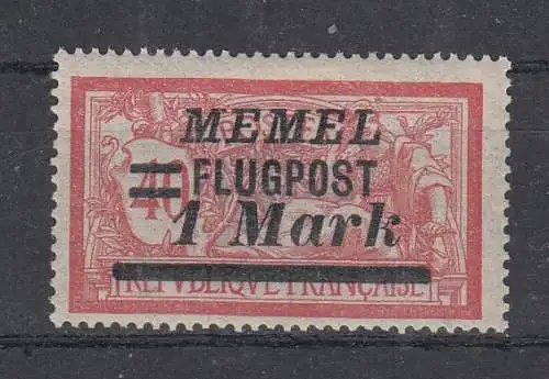 Memelgebiet  Nr 99 Falz / Gummimängel / *