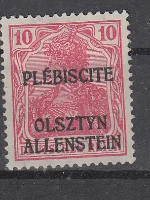 Allenstein  Nr 2 Falz / Gummimängel / *