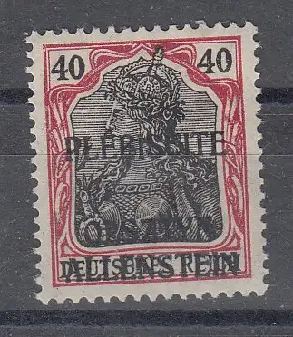 Allenstein  Nr 7 Falz / Gummimängel / *
