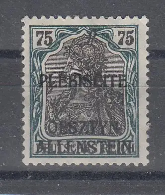 Allenstein  Nr 9 Falz / Gummimängel / *