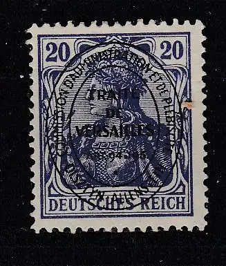 Allenstein  Nr 19 Falz / Gummimängel / *