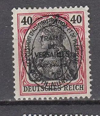 Allenstein  Nr 21 Falz / Gummimängel / *