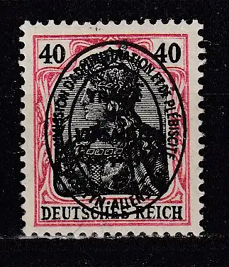 Allenstein  Nr 21 Falz / Gummimängel / *