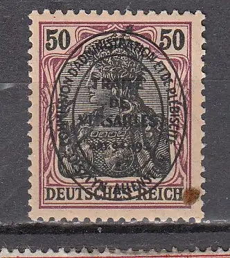 Allenstein  Nr 22 Falz / Gummimängel / *