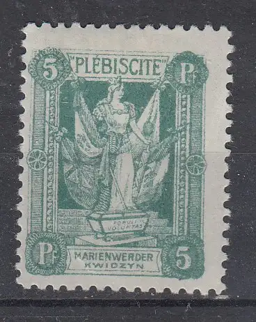 Marienwerder  Nr 30 Falz / Gummimängel / *