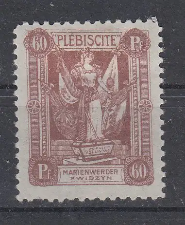 Marienwerder  Nr 38 Falz / Gummimängel / *