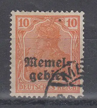 Memelgebiet  Nr 14 Gestempelt (Posten)
