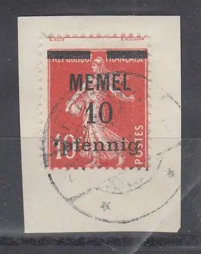 Memelgebiet  Nr 19 Gestempelt (Posten)