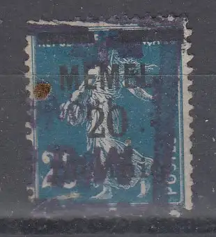 Memelgebiet  Nr 20 Gestempelt (Posten)