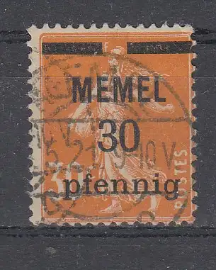 Memelgebiet  Nr 21 Gestempelt (Posten)