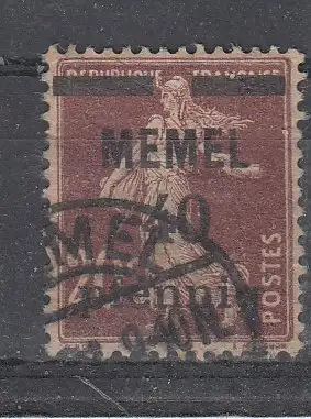 Memelgebiet  Nr 22 Gestempelt (Posten)