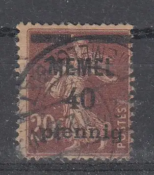 Memelgebiet  Nr 22 Gestempelt (Posten)