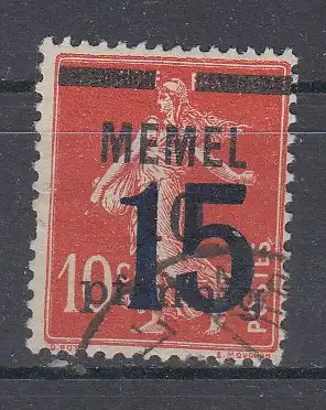 Memelgebiet  Nr 34 Gestempelt (Posten)