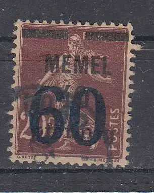 Memelgebiet  Nr 35 Gestempelt (Posten)