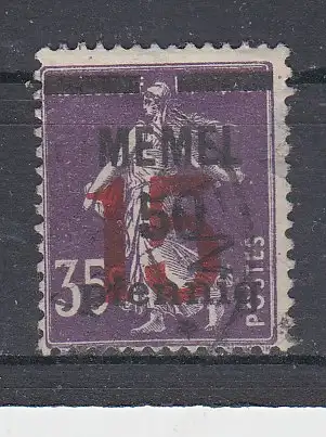 Memelgebiet  Nr 48 Gestempelt (Posten)