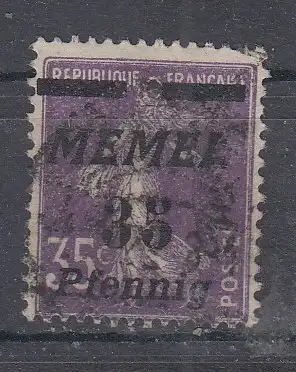 Memelgebiet  Nr 84 Gestempelt (Posten)