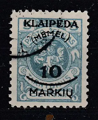 Memelgebiet  Nr 124 Gestempelt (Posten)