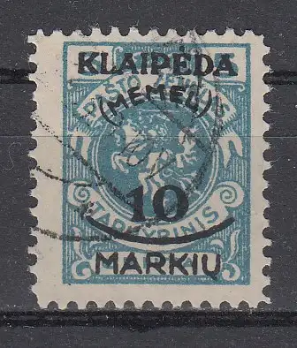 Memelgebiet  Nr 124 Gestempelt (Posten)