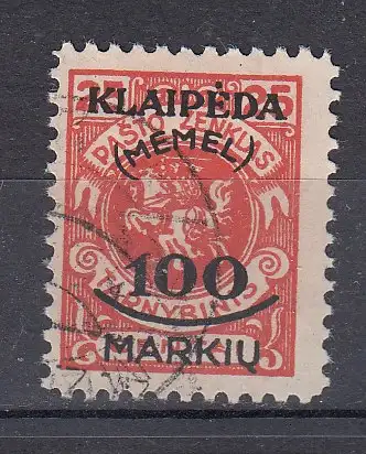 Memelgebiet  Nr 127 Gestempelt (Posten)