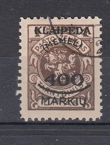 Memelgebiet  Nr 128 Gestempelt (Posten)