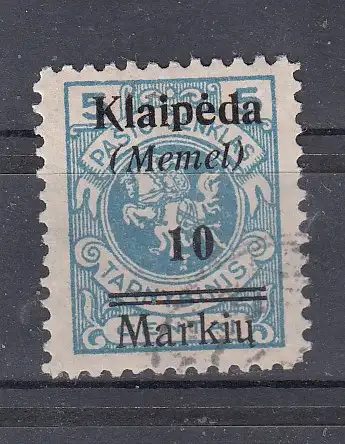 Memelgebiet  Nr 135 Gestempelt (Posten)