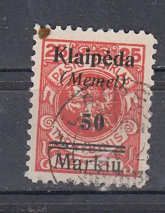 Memelgebiet  Nr 138 Gestempelt (Posten)