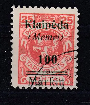 Memelgebiet  Nr 138 Gestempelt (Posten)
