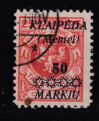 Memelgebiet  Nr 138 Gestempelt (Posten)