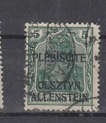 Allenstein  Nr 1 Gestempelt (Posten)