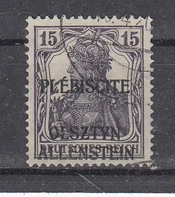 Allenstein  Nr 3 Gestempelt (Posten)