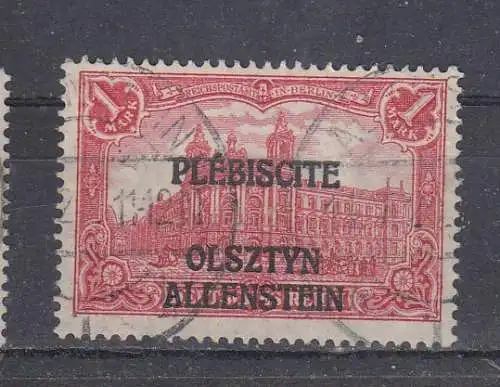 Allenstein  Nr 10 Gestempelt (Posten)