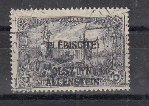 Allenstein  Nr 14 Gestempelt (Posten)