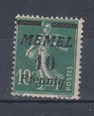 Memelgebiet  Nr 54 Postfrisch / **