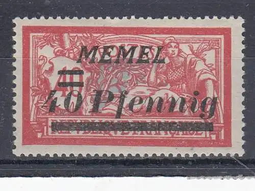 Memelgebiet  Nr 60 Postfrisch / **