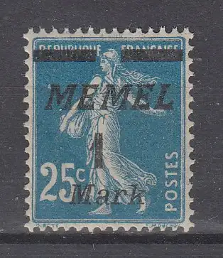 Memelgebiet  Nr 86 Postfrisch / **