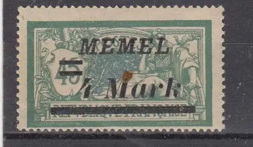 Memelgebiet  Nr 91 Postfrisch / **