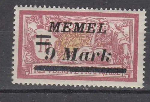 Memelgebiet  Nr 93 Postfrisch / **