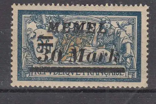 Memelgebiet  Nr 96 Postfrisch / **