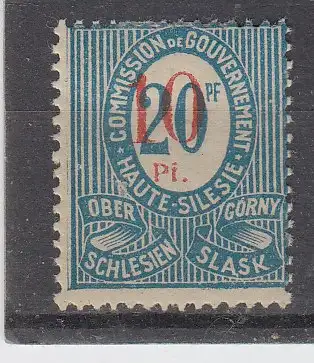 Oberschlesien  Nr 11 Falz / Gummimängel / *