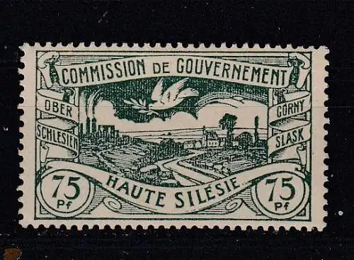 Oberschlesien  Nr 24 Falz / Gummimängel / *
