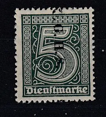 Oberschlesien Dienstmarken  Nr 8 Falz / Gummimängel / *