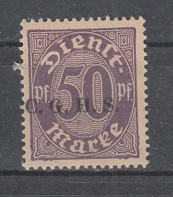 Oberschlesien Dienstmarken  Nr 14 Falz / Gummimängel / *