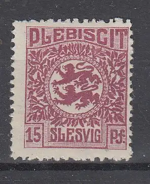 Schleswig  Nr 5 Falz / Gummimängel / *