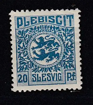 Schleswig  Nr 6 Falz / Gummimängel / *