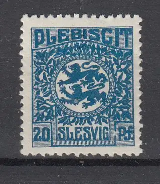 Schleswig  Nr 6 Falz / Gummimängel / *