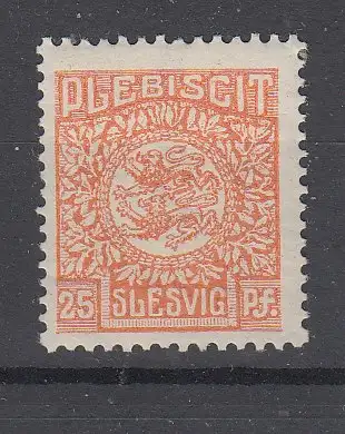 Schleswig  Nr 7 Falz / Gummimängel / *