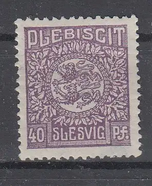 Schleswig  Nr 8 Falz / Gummimängel / *