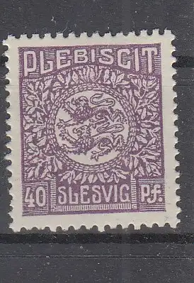Schleswig  Nr 8 Falz / Gummimängel / *